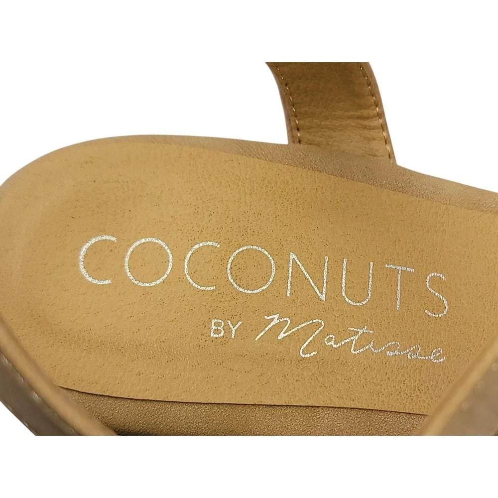 Coconuts by Matisse Ping Women's Brown‎ Espadrille Platform Sandals Size 10M